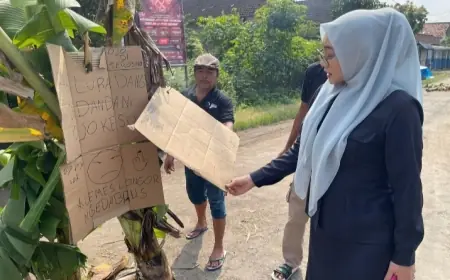 Sikapi Protes Jalan Rusak, Legislator Nganjuk Tambah Anggaran Perbaikan Jadi Rp400 Juta
