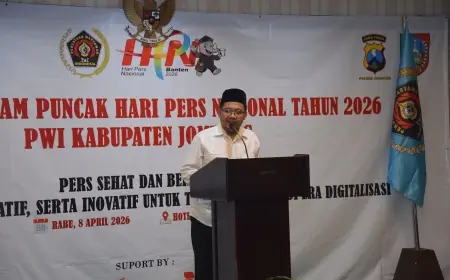 Ketua PWI Jombang Sebut Profesionalisme dan Integritas Wartawan Jadi Benteng Utama Hadapi Gempuran AI