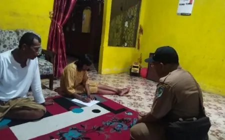 Inspektorat Nganjuk Sidak Desa Ngringin, Dalami PTSL dan Pembangunan Fisik