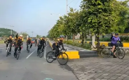 Bupati Madiun Tempuh 22 Km Bersepeda ke Kantor, Dukung WFH ASN