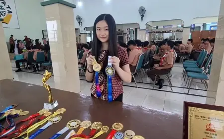 Usia 15 Tahun dan Juara Olimpiade Internasional, Siswi asal Kediri Bina Ratusan Siswa