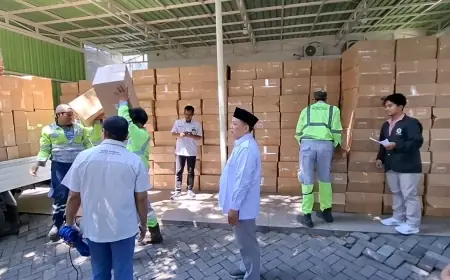 Kemenhaj  Mulai Distribusikan 2.109 Koper Jemaah Calon Haji