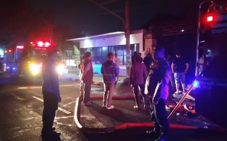 Dua Korban Meninggal Dunia dalam Kebakaran Rumah di Jombang, Korsleting AC Diduga Jadi Pemicu