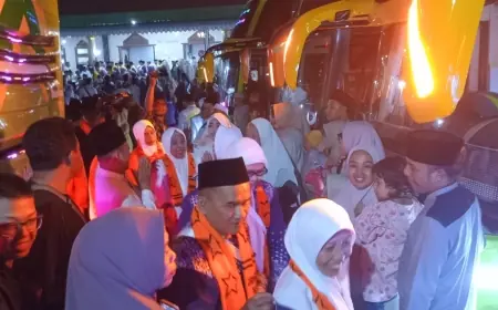 227 CJH Kota Batu Siap Berangkat, Mulai Diberangkatkan Rabu Dini Hari dari Masjid Sultan Agung