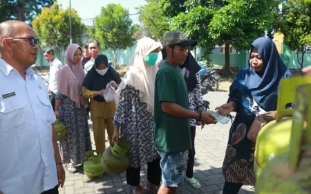 Atasi Kelangkaan, Pemkab Probolinggo dan Pertamina Gelar Operasi Pasar LPG 3 Kg