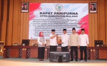 Paripurna DPRD Kabupaten Malang Bahas Empat Raperda