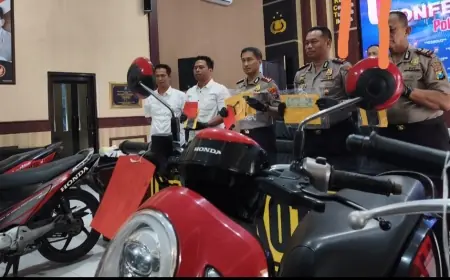Dua Spesialis Curanmor Dibekuk, 11 Lokasi Jadi Sasaran Aksi