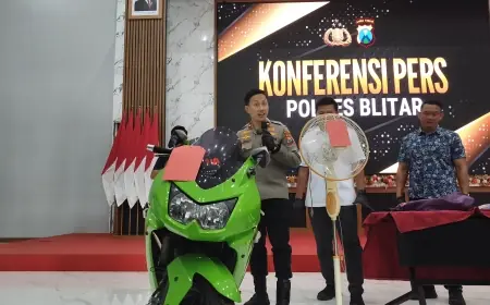 Bobol Sekolah di Blitar, Residivis Tiga Kali Masuk Penjara Kembali Ditangkap