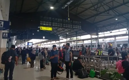 Triwulan Pertama 2026, Okupansi Penumpang Stasiun Kediri Catat Pertumbuhan 7,9 Persen