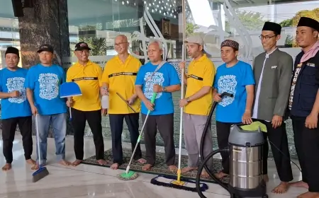 Jambore Bersih-Bersih Masjid Digelar di Tulungagung, Ratusan Peserta Gerebek 5 Masjid