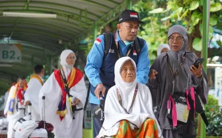Sepekan Pemberangkatan Haji, 17 Persen Jemaah Embarkasi Surabaya Sudah Terbang ke Tanah Suci