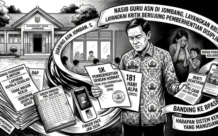 ASN Guru Jombang Dipecat, Bantah Mangkir dan Tempuh Upaya Banding