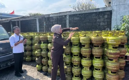 Kejaksaan Negeri Nganjuk Terima Pelimpahan Tahap II Perkara Penyalahgunaan LPG Bersubsidi