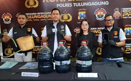 Polres Tulungagung Ungkap Penyalahgunaan BBM Subsidi Pertalite, Satu Pelaku Diamankan