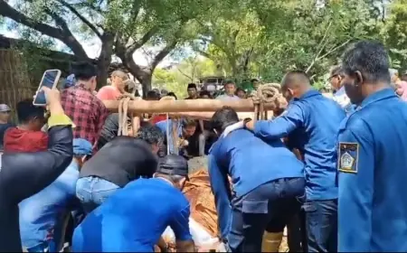 Sempat Sesak Nafas, Wanita Obesitas 400 Kg di Gresik Meninggal Dunia, Damkar Bantu Pemakaman
