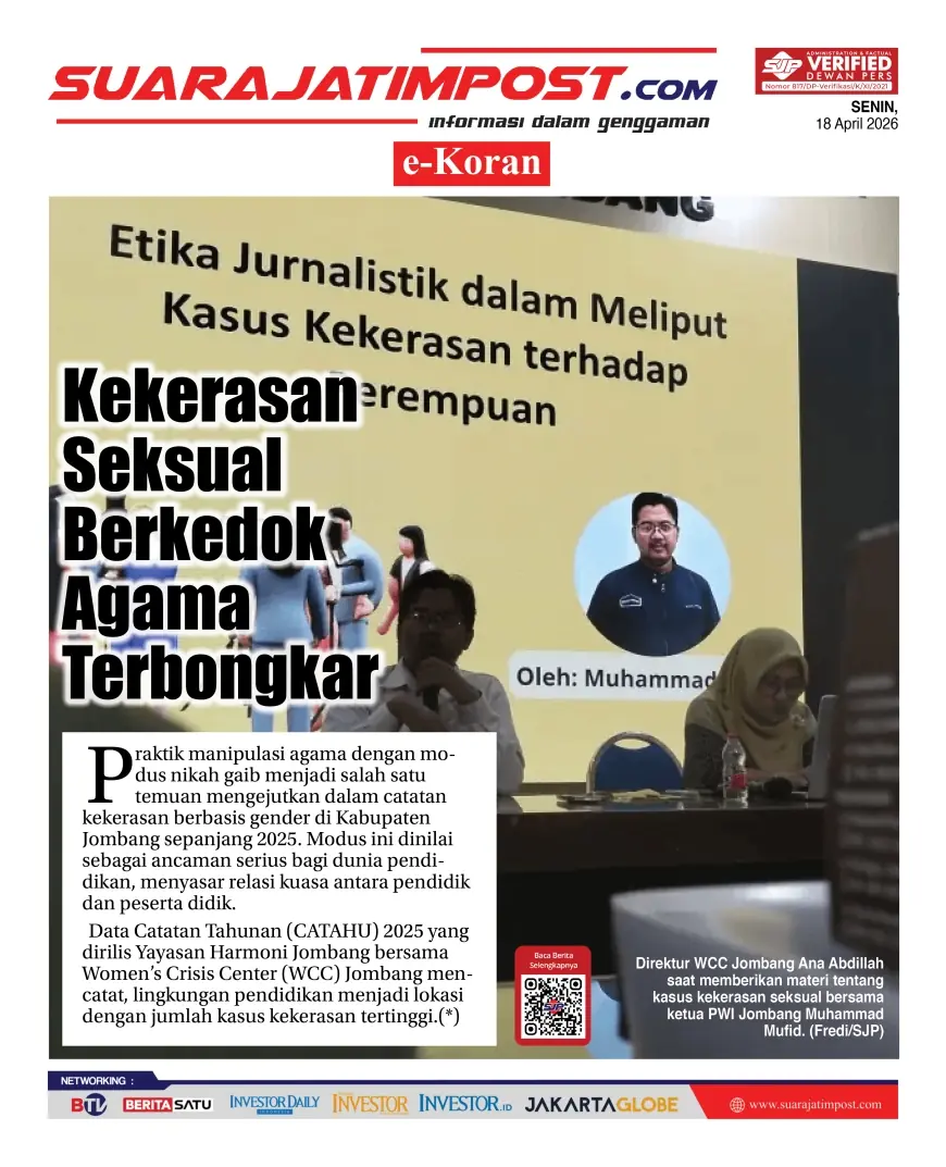 e-Koran, Edisi Rabu, 1 April 2026