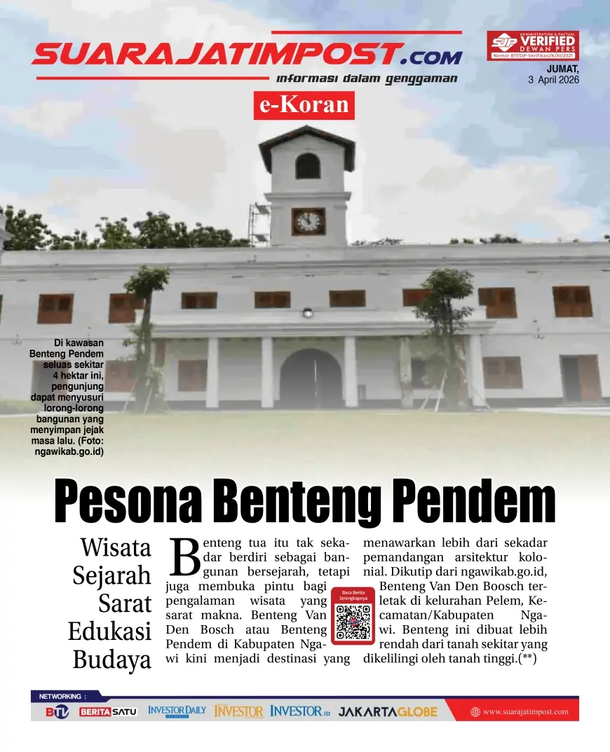 e-Koran, Edisi Jumat, 3 April 2026