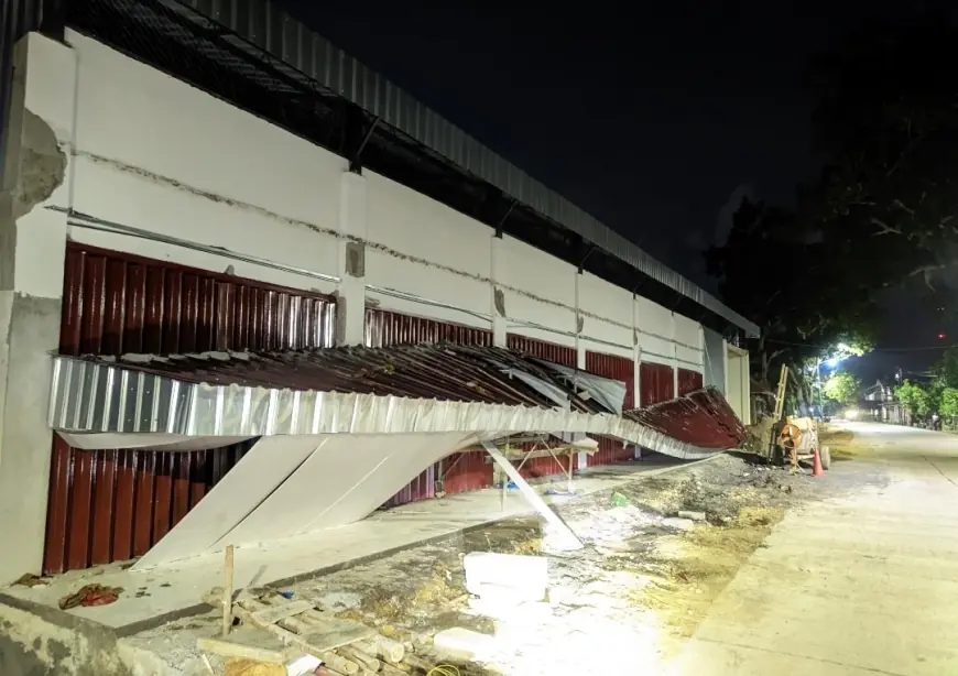 Ini Alibi Dandim Bojonegoro soal Ambruknya Kanopi KDKMP Desa Padang Trucuk
