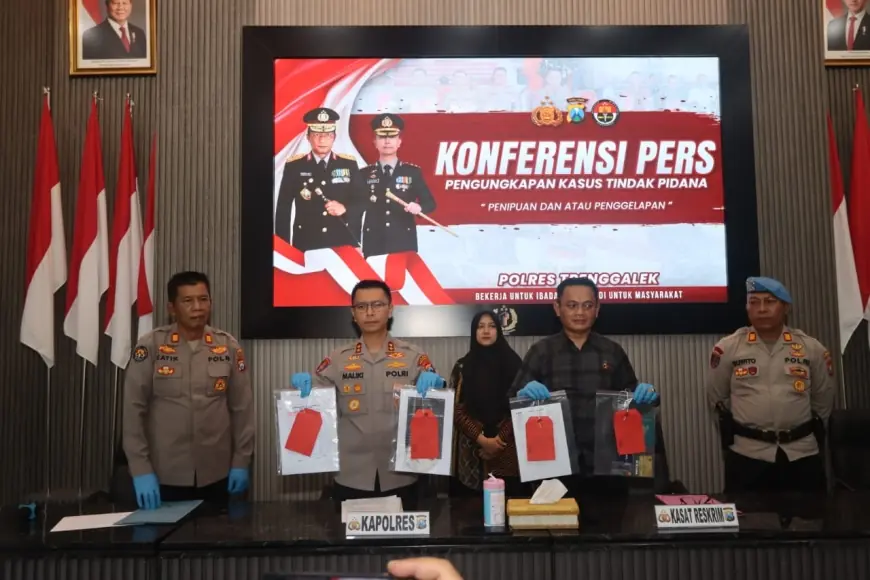 Polres Trenggalek Ungkap Kasus Penipuan Arisan Online, Kerugian Ratusan Juta Rupiah