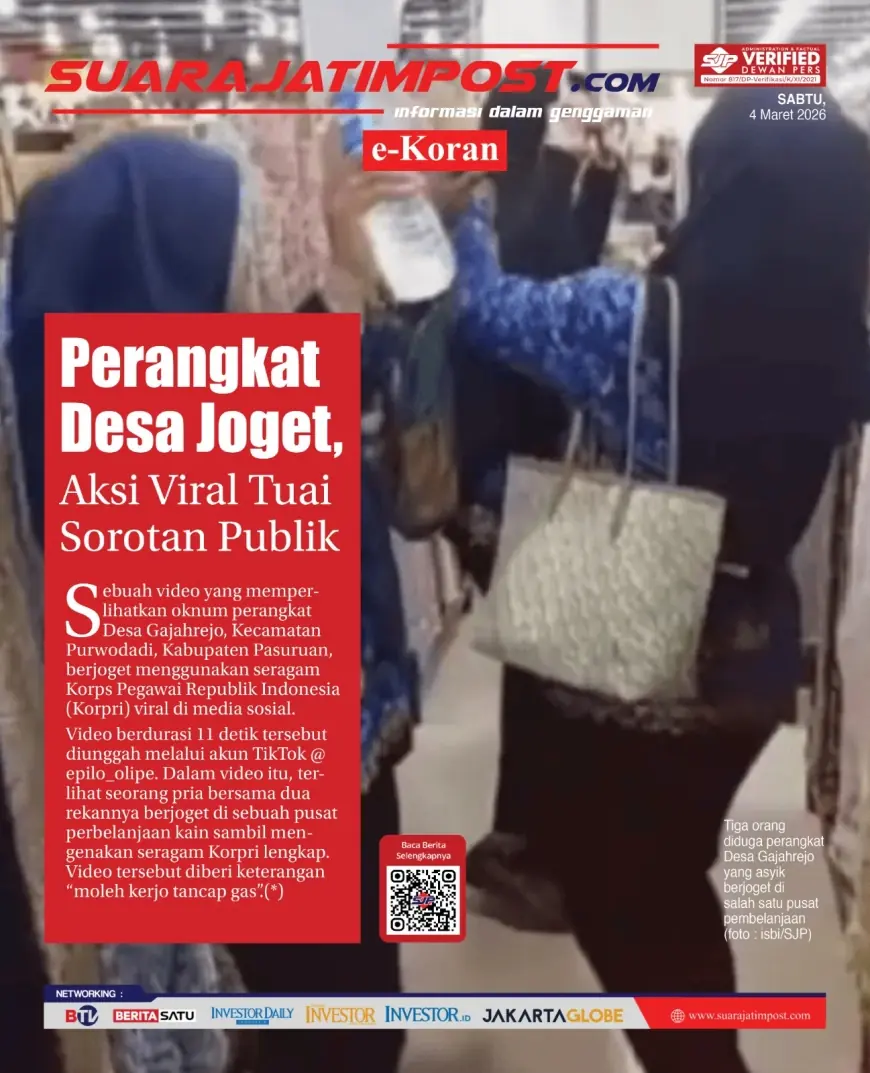 e-Koran, Edisi Sabtu, 4 April 2026