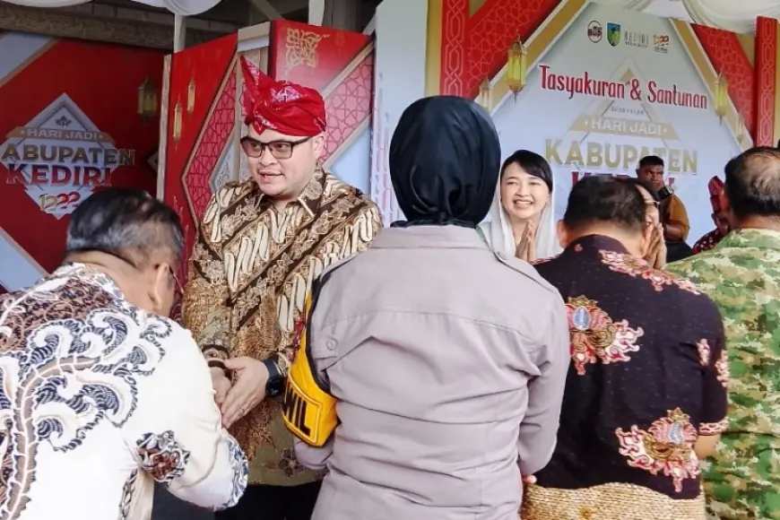 Peringatan Hari Jadi Kabupaten Kediri ke-1222 Digelar Khidmat di Area Kantor Pemkab