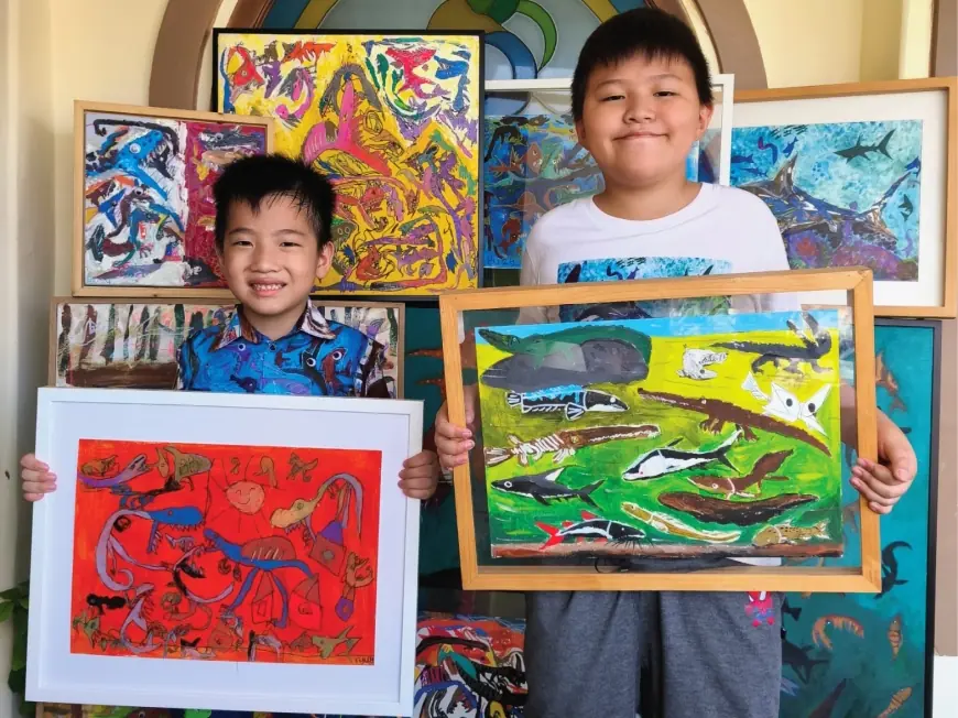 Berbicara Melalui Karya, Konsistensi Sie Bersaudara Menembus ARTJOG Kids Empat Tahun Berturut-turut
