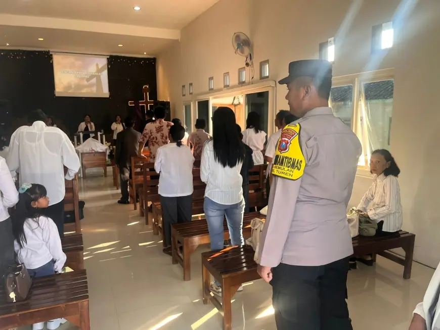 Polisi Amankan 119 Lokasi Ibadah Paskah di Kabupaten Malang