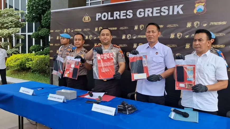 Jaringan Narkoba Lintas Madura - Pulau Bawean Gresik Terungkap, 6 Tersangka Diringkus