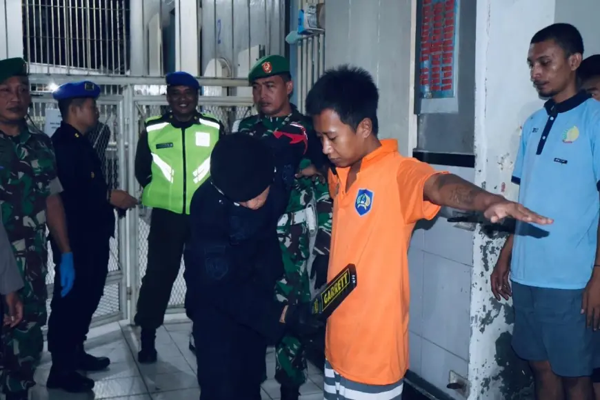 Rutan Situbondo Gandeng TNI-Polri Gelar Razia Gabungan dan Tes Urine