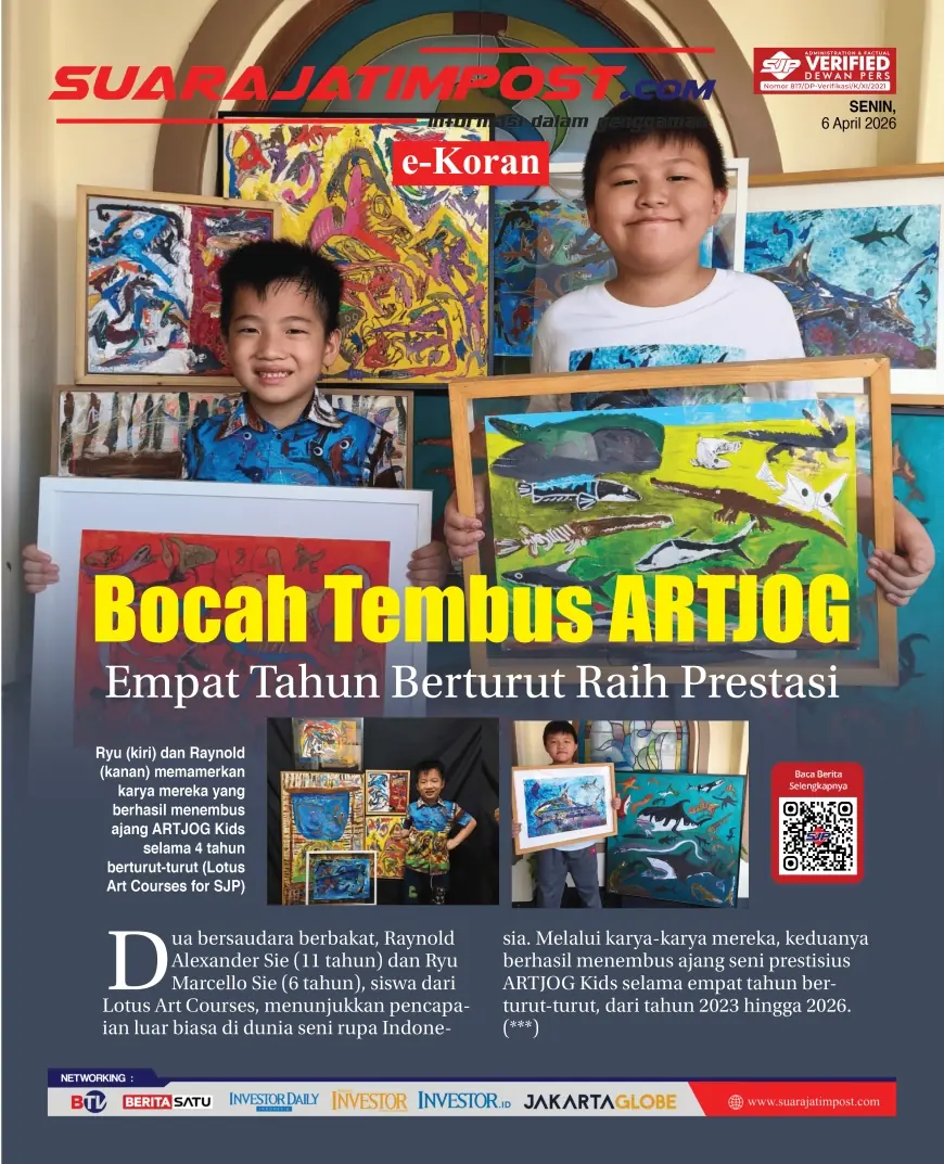 e-Koran, Edisi Senin, 6 April 2026