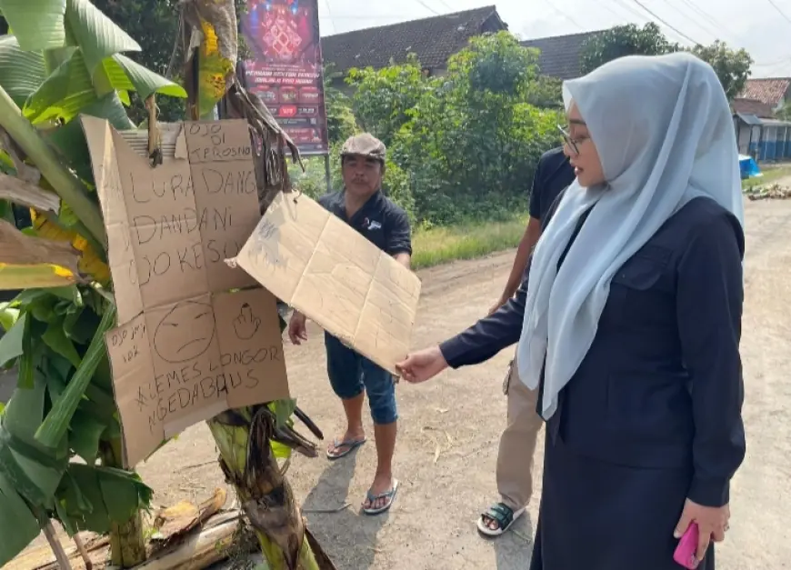 Sikapi Protes Jalan Rusak, Legislator Nganjuk Tambah Anggaran Perbaikan Jadi Rp400 Juta