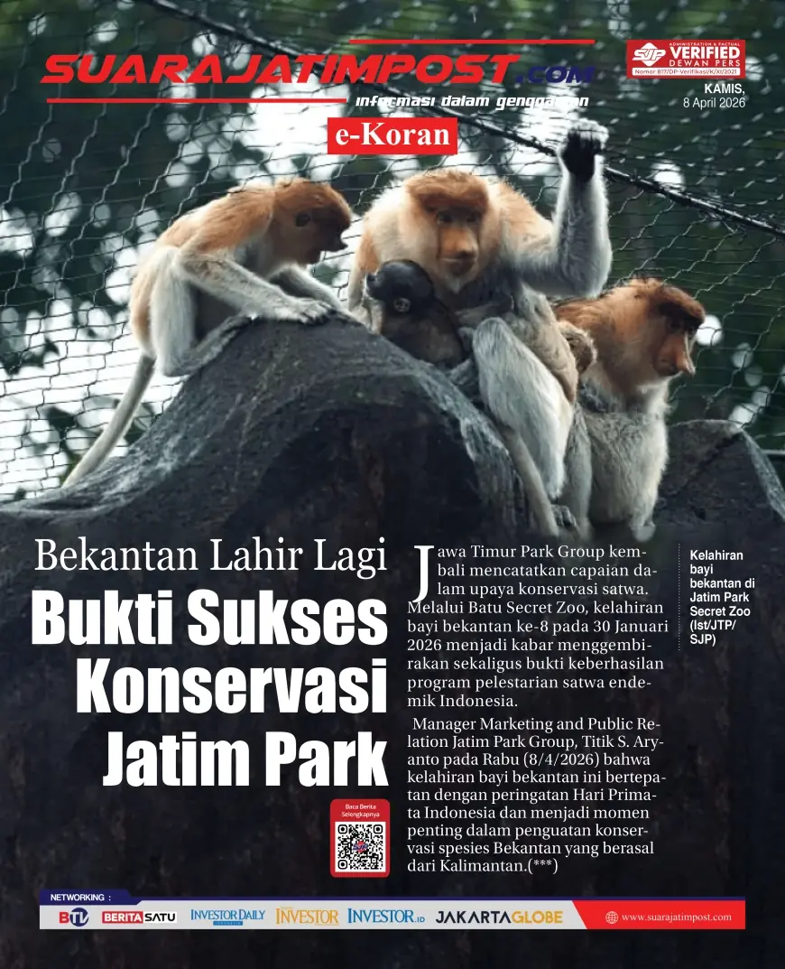 e-Koran, Edisi Kamis, 9 April 2026