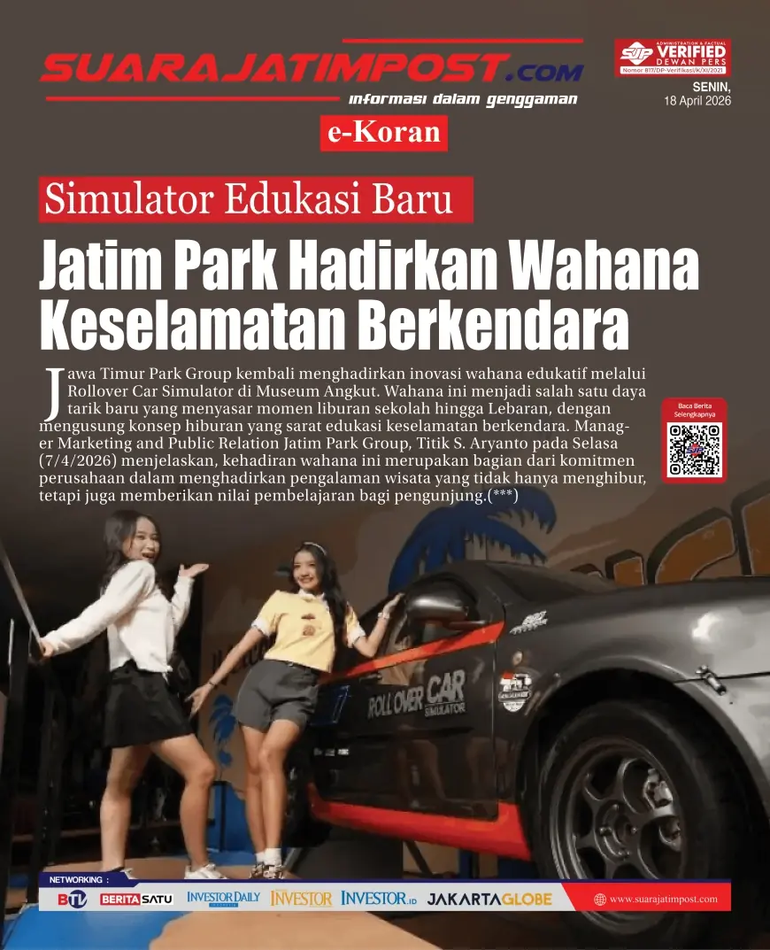 e-Koran, Edisi Kamis, 9 April 2026