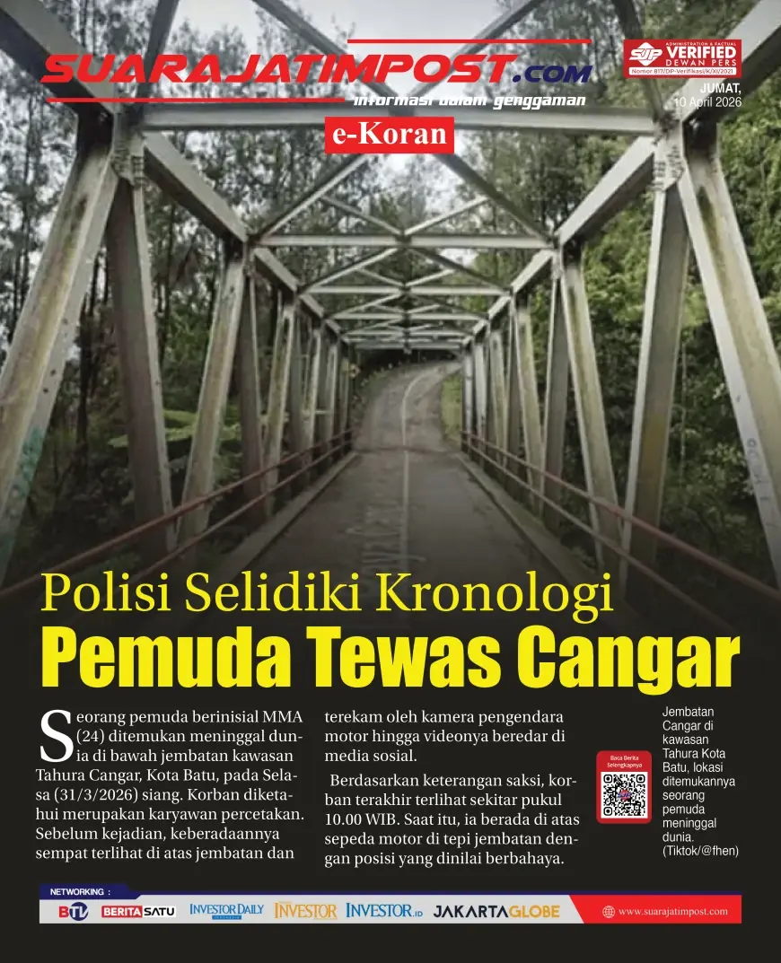 e-Koran, Edisi Jumat, 10 April 2026