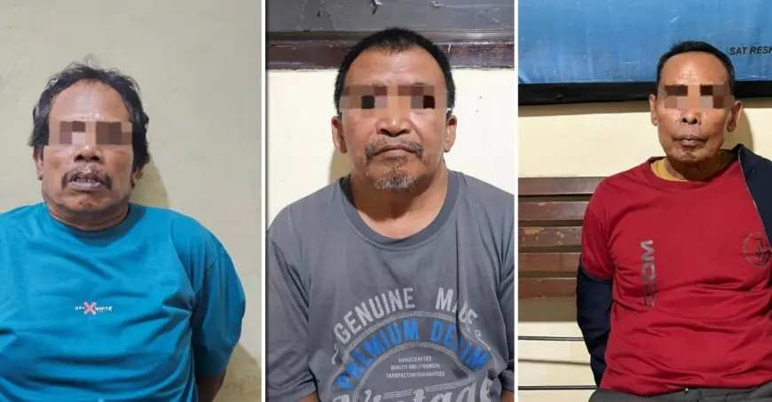 Tiga Pembobol Minimarket Modus Jebol Tembok di Tulungagung Ditangkap Polisi