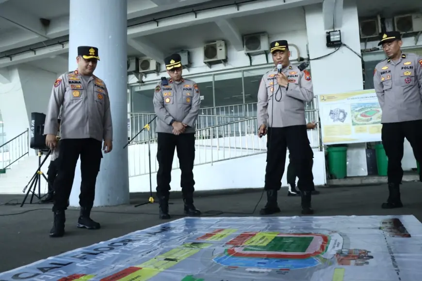 Polres Gresik Perketat Pengamanan Jelang Laga Timnas Indonesia vs Timor Leste