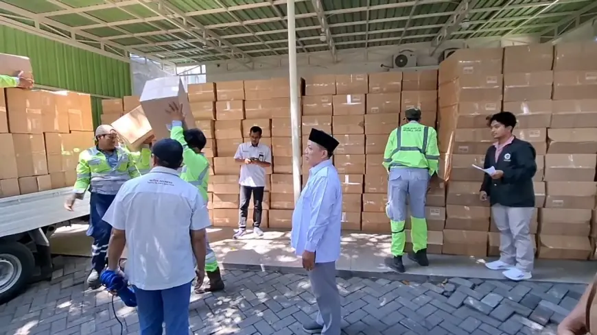 Kemenhaj  Mulai Distribusikan 2.109 Koper Jemaah Calon Haji