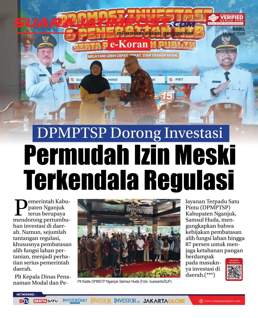 e-Koran, Edisi Rabu, 15 April 2026
