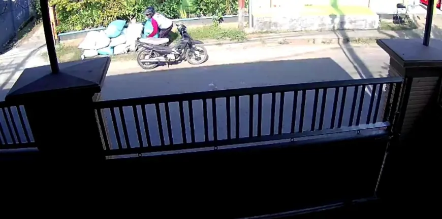 Terekam CCTV, Pencuri Sasar Satu Karung Gabah di Dringu Probolinggo