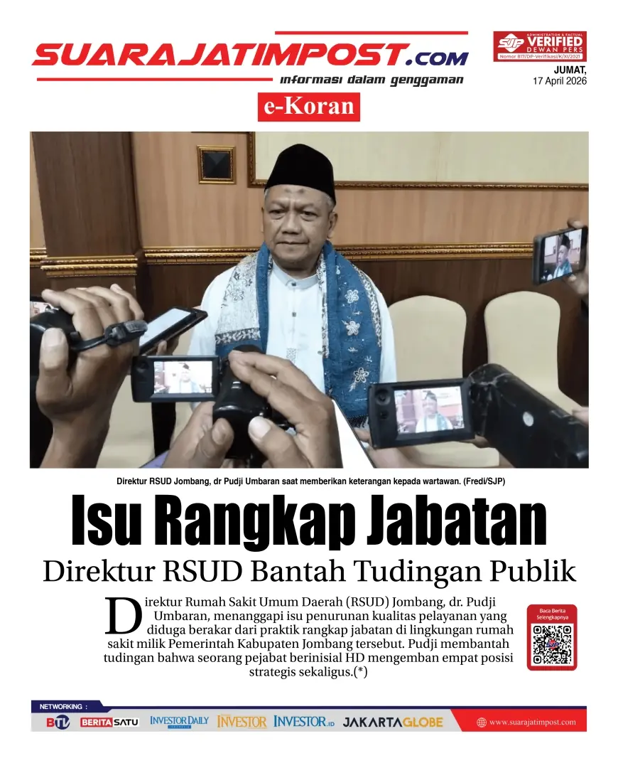 e-Koran, Edisi Jumat, 17 April 2026