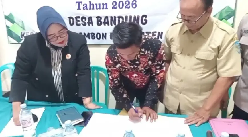 Panitia PTSL Desa Bandung Nganjuk Terbentuk, Tekankan Transparansi dan Gotong Royong