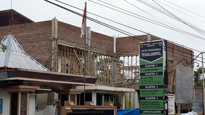 Proyek Revitalisasi Puskesmas Tegalampel Bondowoso Mangkrak, Rekanan Terancam Diblacklist