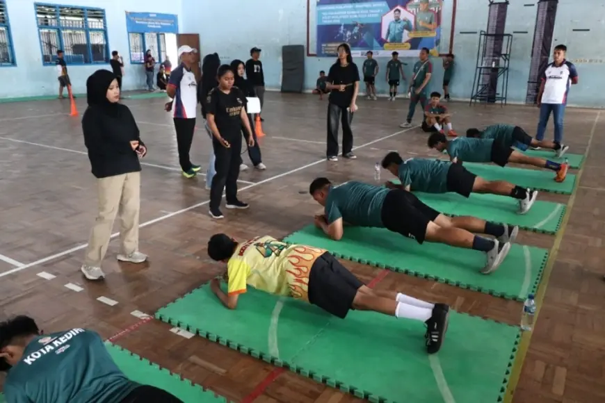 154 Atlet Puslatkot dan 90 Atlet Potensial Kota Kediri Jalani Tes Parameter Tahap Pertama