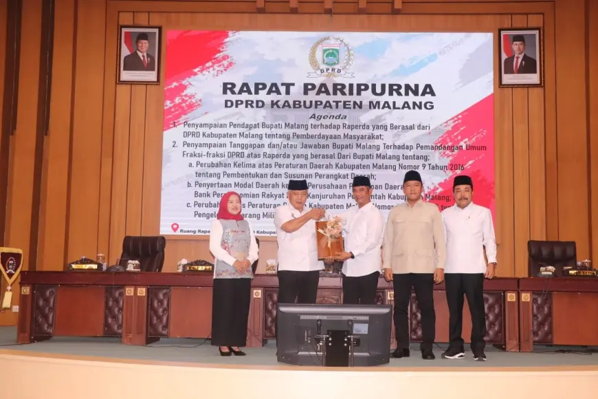 Paripurna DPRD Kabupaten Malang Bahas Empat Raperda