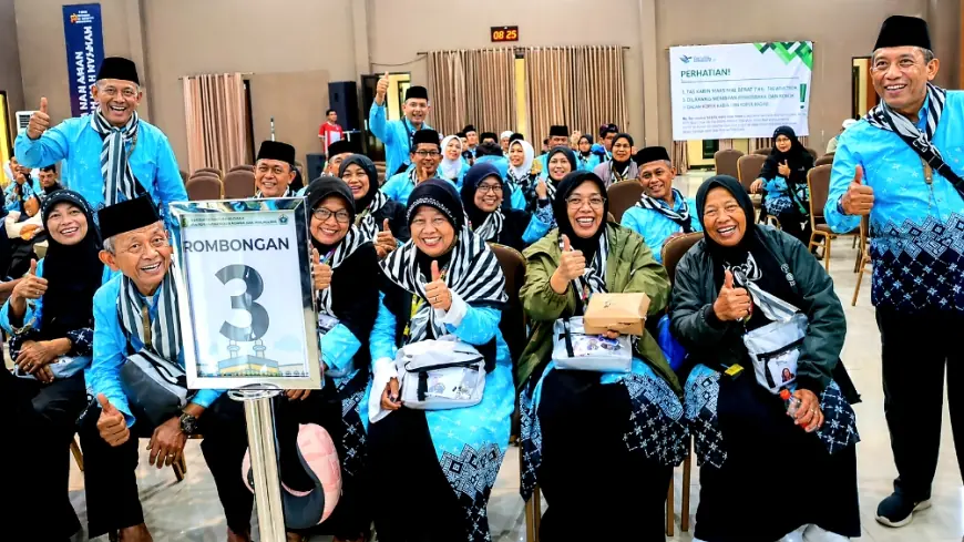 Embarkasi Surabaya Berangkatkan 2.612 Jemaah Haji, Lima Kloter Diberangkatkan Hari Ini