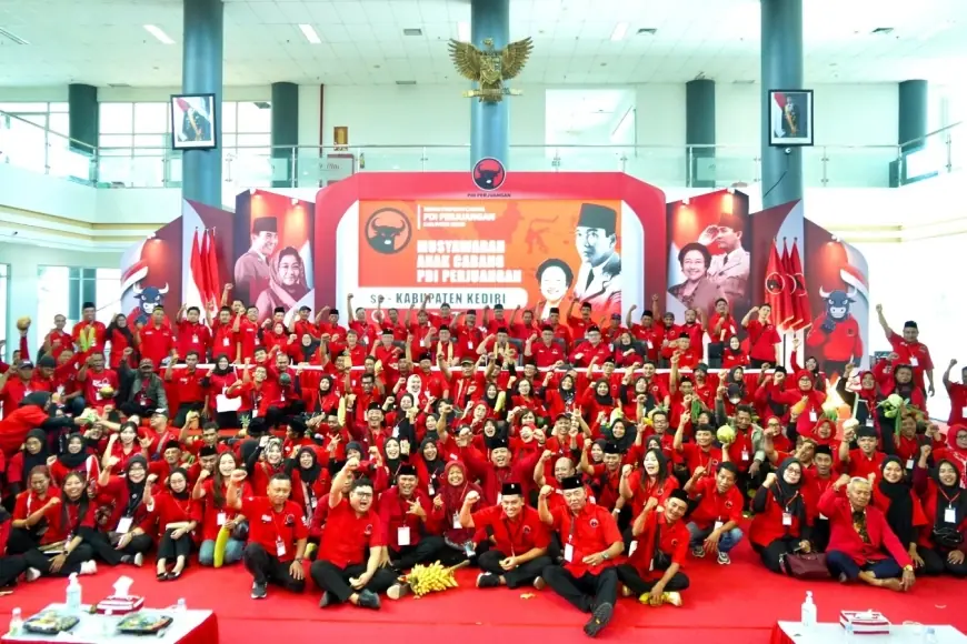 Musancab PDI Perjuangan Kabupaten Kediri, Mas Dhito Tekankan Pentingnya Regenerasi