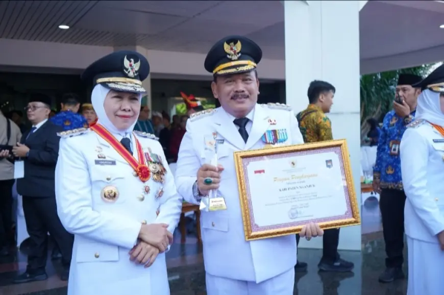 Kabupaten Nganjuk Raih Penghargaan Nasional, Masuk 15 Besar Kinerja Terbaik Se-Indonesia