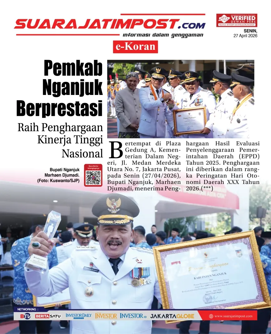 e-Koran, Edisi Senin, 27 April 2026