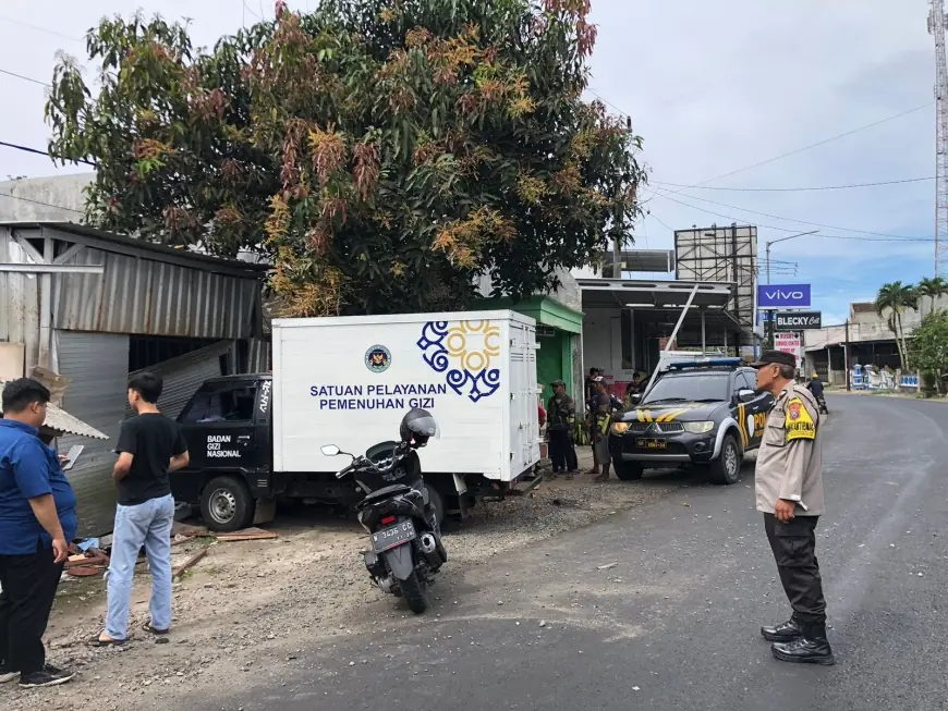 Polisi Beberkan Penyebab Kendaraan MBG Oleng hingga Tabrak Tiga Rumah di Donomulyo Malang