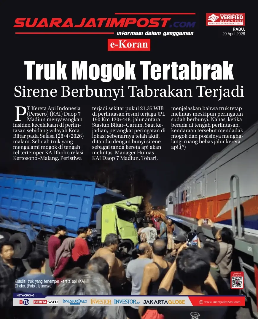 e-Koran, Edisi Rabu, 29 April 2026